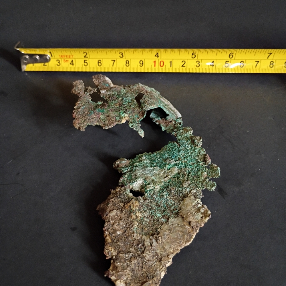Upper Peninsula Michigan Native Copper Specimen Including Quartz - Picture 9 of 16